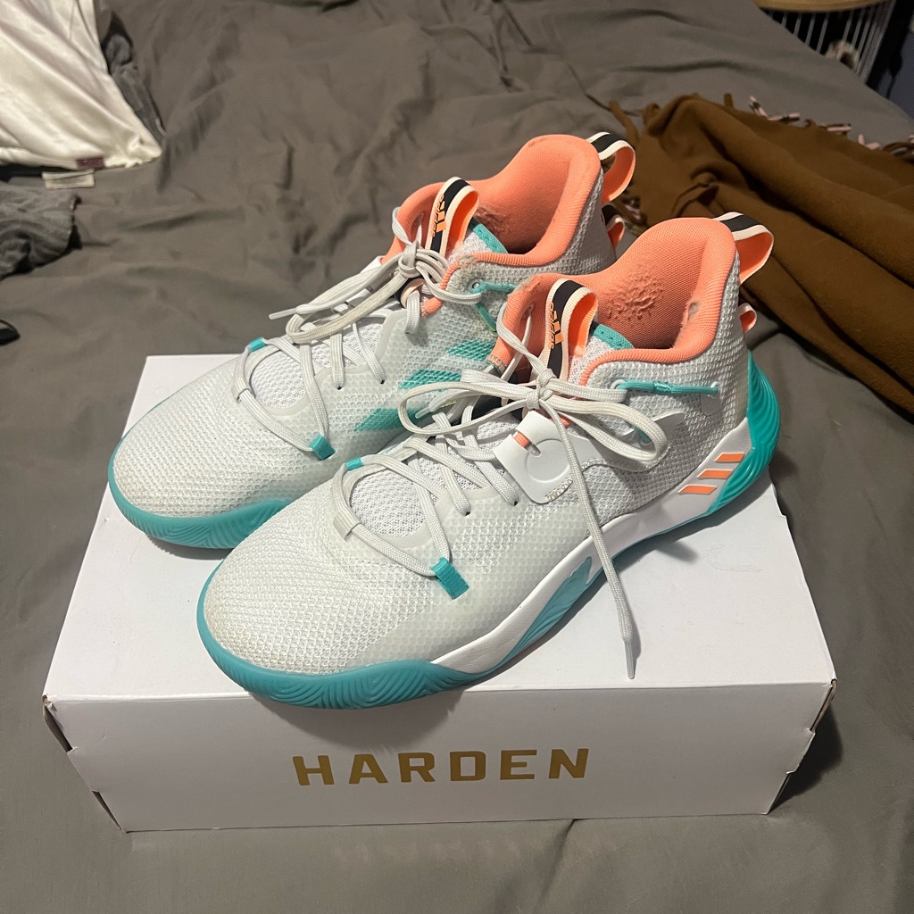 2022 Adidas Unisex Harden Stepback 3 ‘The Bahamas’ Basketball Shoe